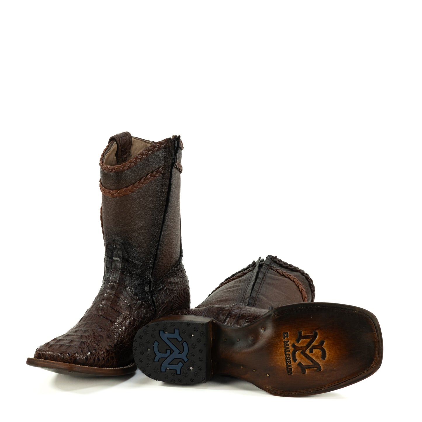 MAURO PREMIUM COCODRILO NUCA CAFE