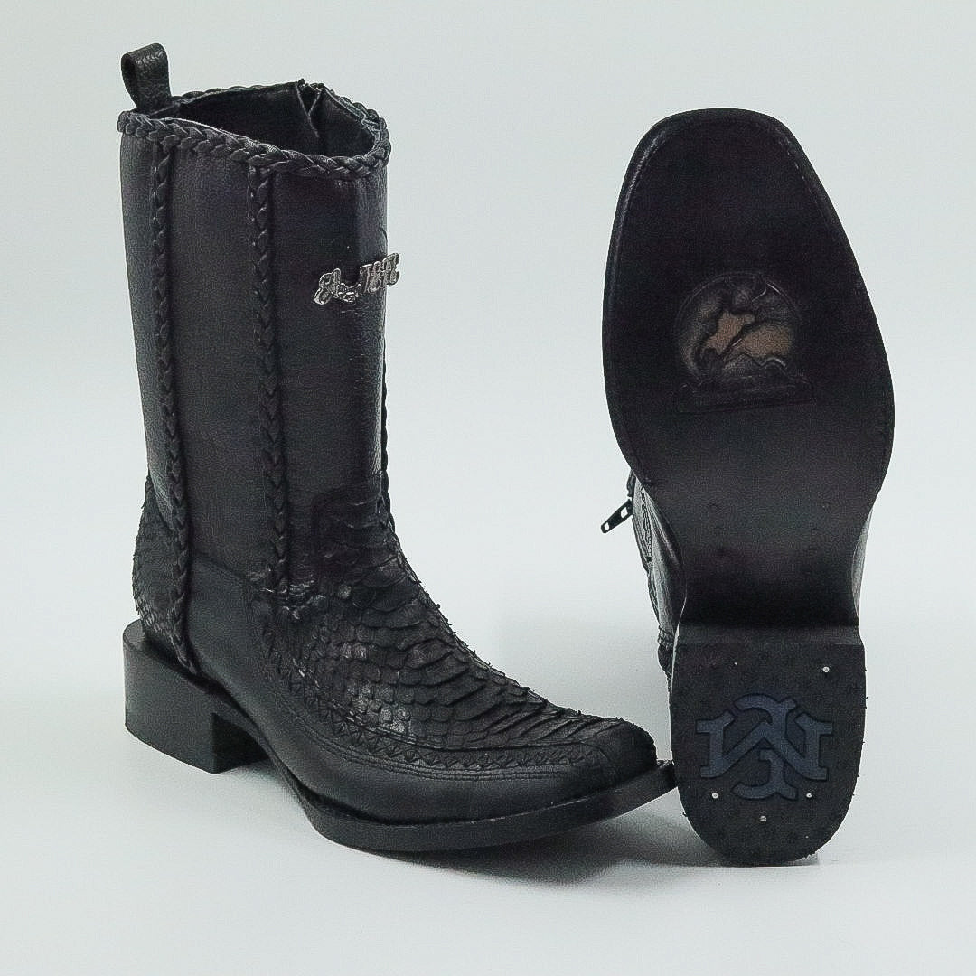 JEFE PITON NEGRO NOBUCK 🐍