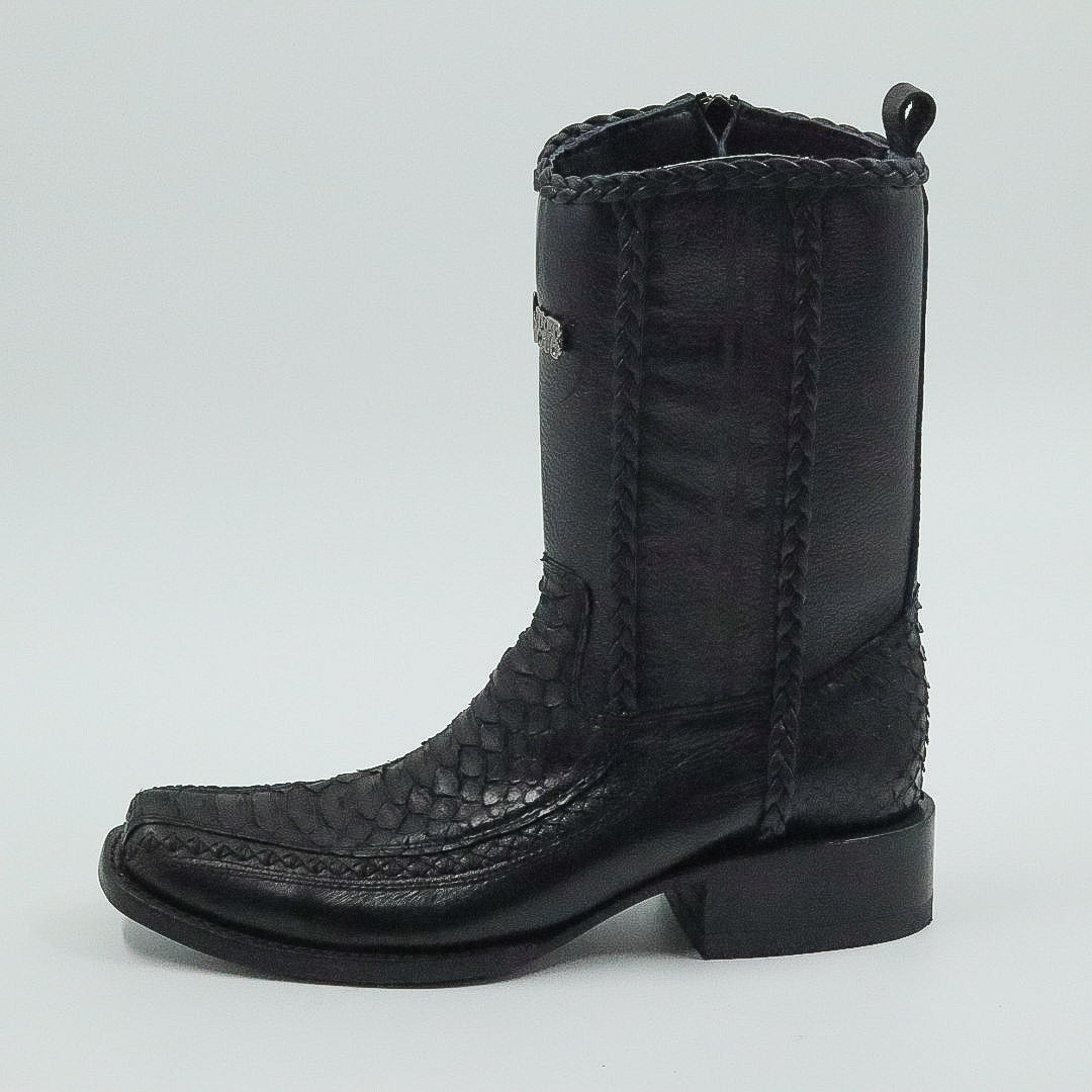 JEFE PITON NEGRO NOBUCK 🐍