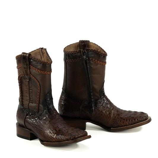 MAURO PREMIUM COCODRILO NUCA CAFE