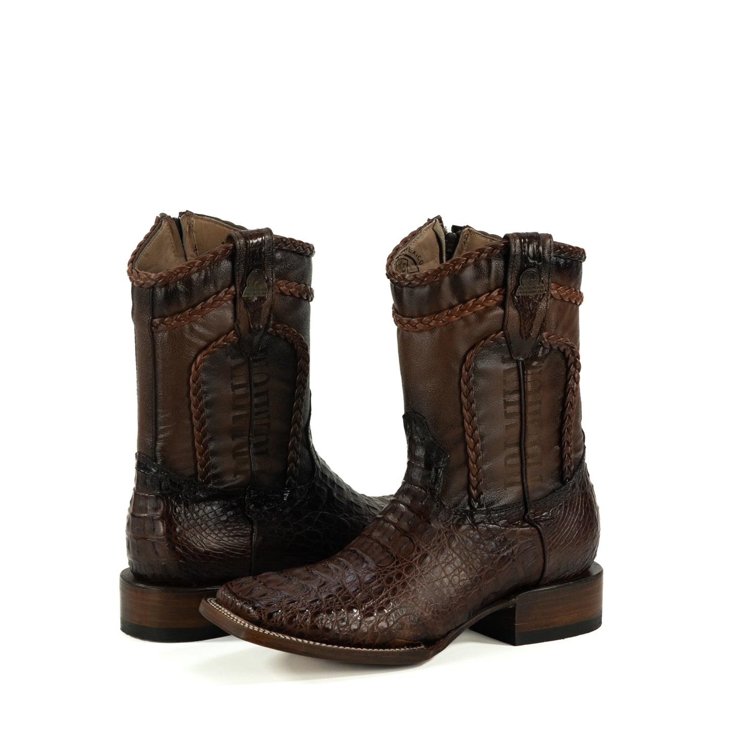 MAURO PREMIUM COCODRILO NUCA CAFE